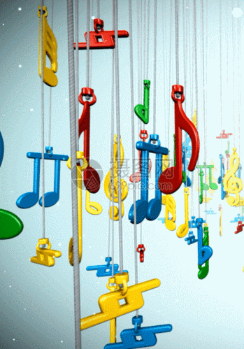 可爱悬挂的音符h5动态背景图片素材_免费下载_gif图片格式_vrf高清