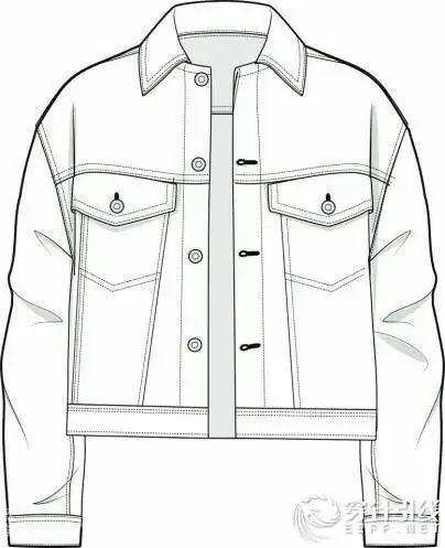 [款式图] 10月20日夹克款式图
