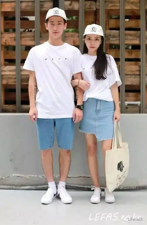 身高183男友和158女友の情侣搭配参考