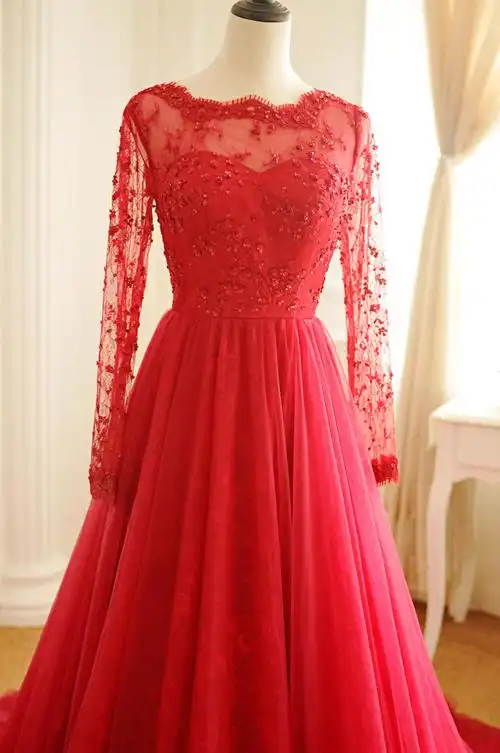 全国番茄新娘婚纱礼服馆-【番茄新娘】2016高定红色系礼服-中国婚博会