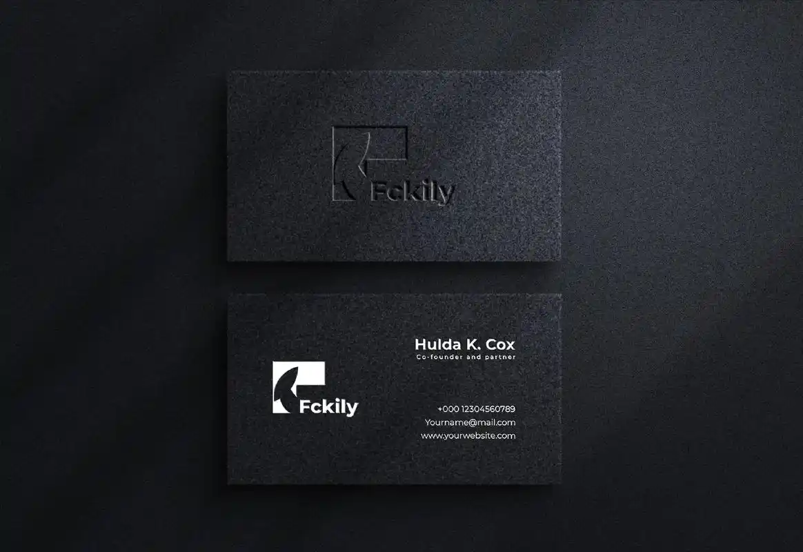 高级灰色名片设计.#名片企业电子名片设计 黑色系名片#名片设 - 抖音