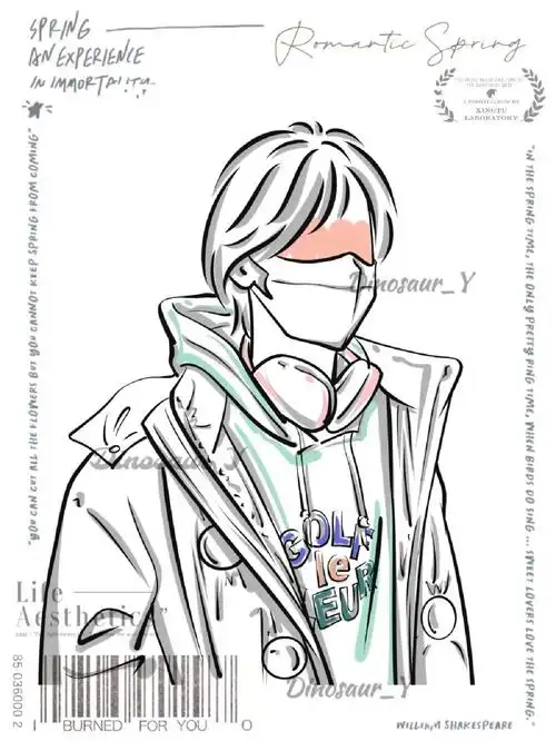 小鬼王琳凯线稿