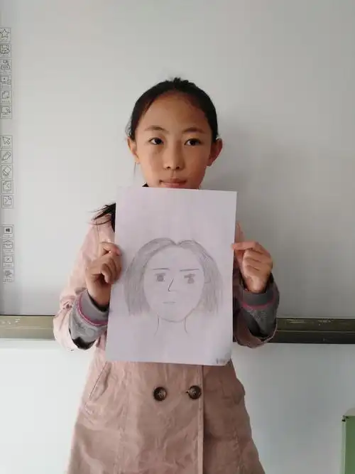 《画人像》作品展——五年二班