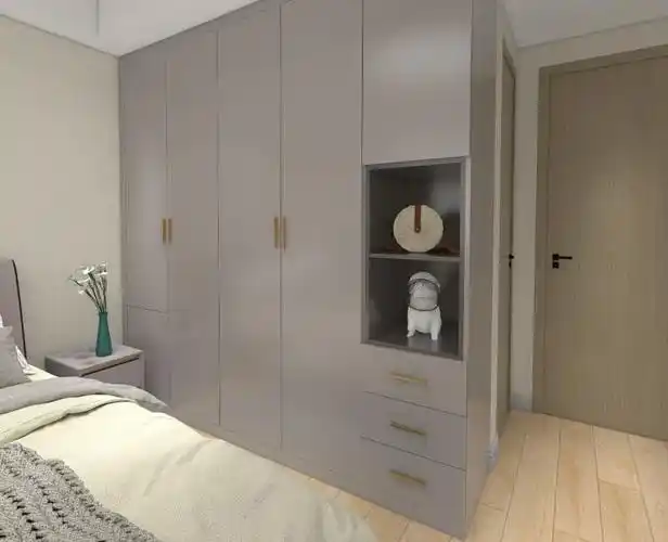 请求各位uu们帮我看看这个衣柜颜色搭配怎么样呀谢谢大家决定改白色啦