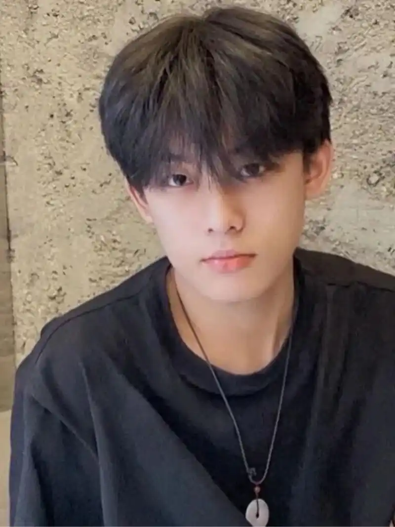 好看 好打理 韩系 男生发量少适合的纹理感气垫烫发型显发量 男士发型