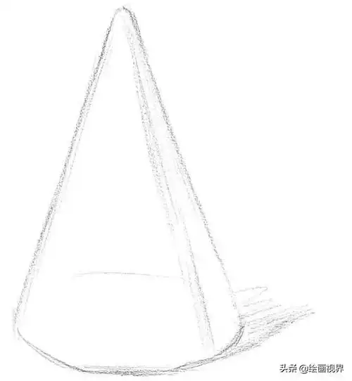 圆锥体怎么画(圆锥体怎么画数学)