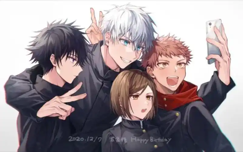 咒术回战完结撒花.全员疯批美人!