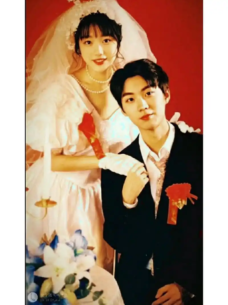 马嘉祺和丁程鑫的结婚照!