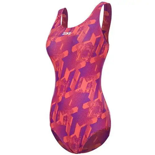 专业保守温泉泳衣连体三角游泳衣运动训练