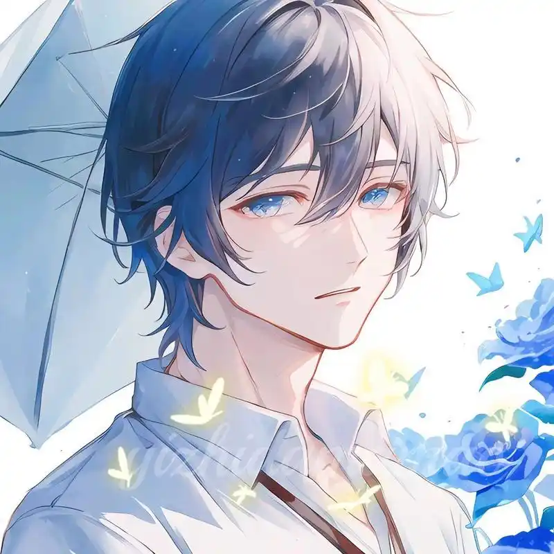 动漫情头系列7815︱冷酷帅气的动漫男生头像
