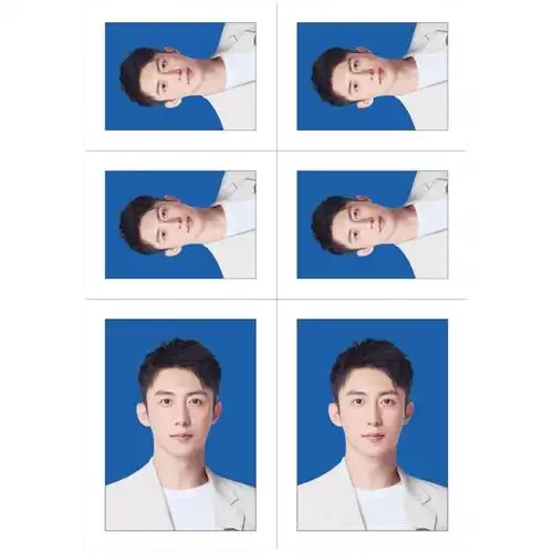 小照照片黄景瑜明星证件定制冲印不同一寸二寸照片冲印