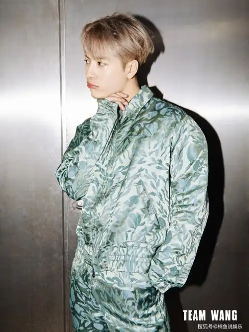 王嘉尔穿花衬衫有多撩人?有些人就算照片模糊也是帅炸