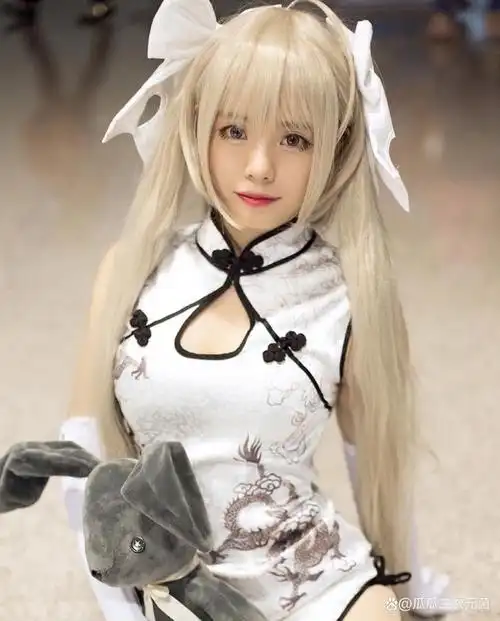 二次元cos:缘之空·春日野穹·旗袍丨小野妹子w