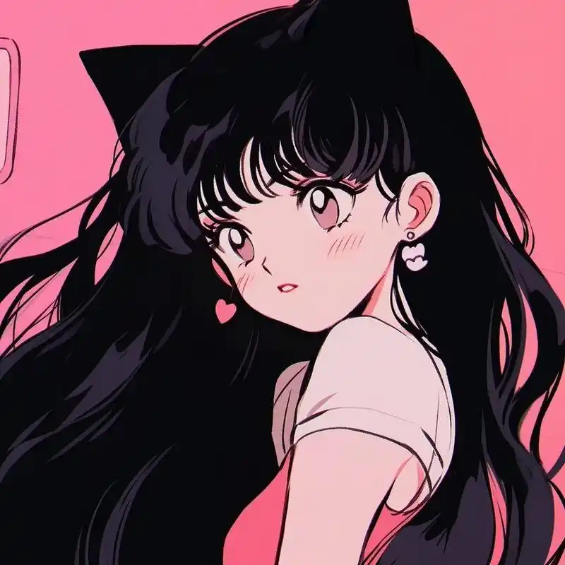 旧漫头像 - 甜酷猫女78 旧漫风格的女生头像来啦 今天是一组猫耳女