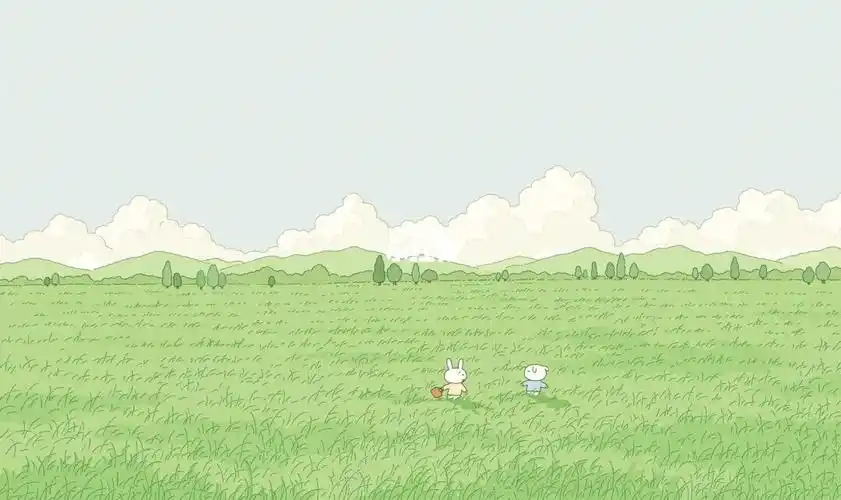 壁纸分享 | 蓝天 白云 草地=惬意_壁纸_instagram_壁纸分享_素材_壁纸