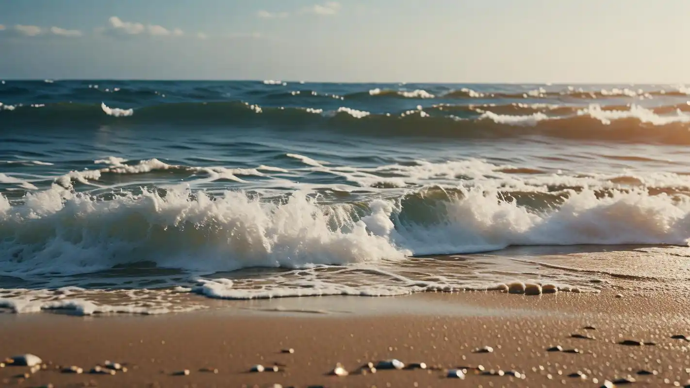直播封面必备:精美海浪图片素材98