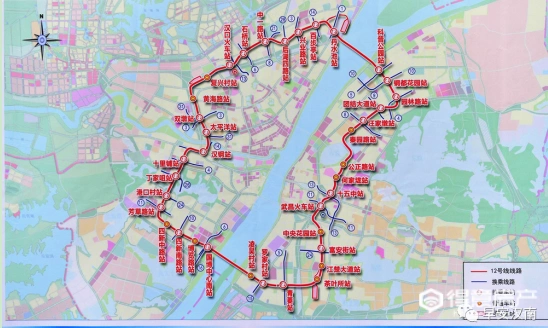汉南交通再迎利好,16号线最重要的换乘站12号线已全面开工!