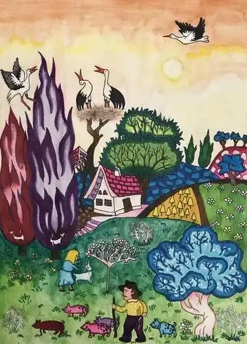 彩云杯中小学生绘画比赛小学组一等奖获奖作品展示2