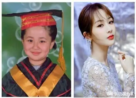 女明星小时候与现在对比照,你被哪个明星的儿时照片惊艳到了呢?