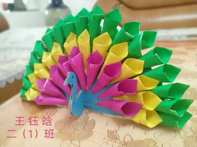 潞州区上南街小学"云端绘丹青"系列活动――二年级手工制作《美丽的