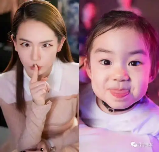 为啥戚薇女儿lucky总扎丸子头放下头发后知道了原因