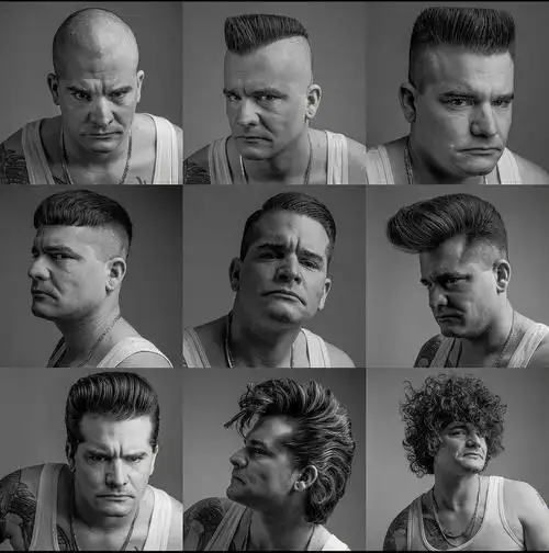 看起来很凶又很酷的男人都留什么发型