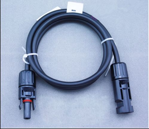 电线太阳能电池板连接线带公插头mc4连接器1m光伏其它