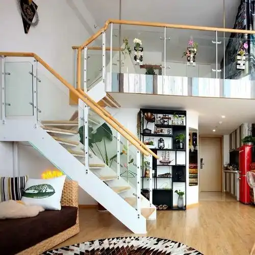 睿途 双梁楼 梯别墅双梁楼梯 办公楼双梁楼梯