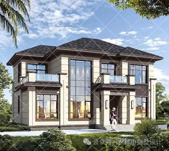 22套造型典雅精致二层新中式别墅,中国人最喜欢的农村自建房款式