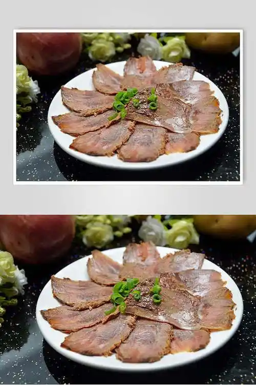 牛肉片美食卤味图片