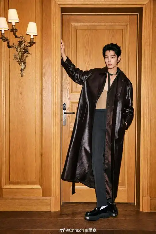 肖战┊ 米兰时装周今天第二场gucci 大秀造型图释出,上身2024秋冬男装