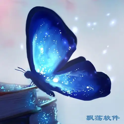 星空蓝蝶桌面动态壁纸wallpaperengine动态壁纸