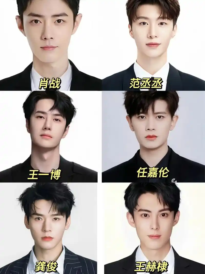 姐妹们,高颜值男明星证件照,还有漏掉谁需要补充吗� - 抖音