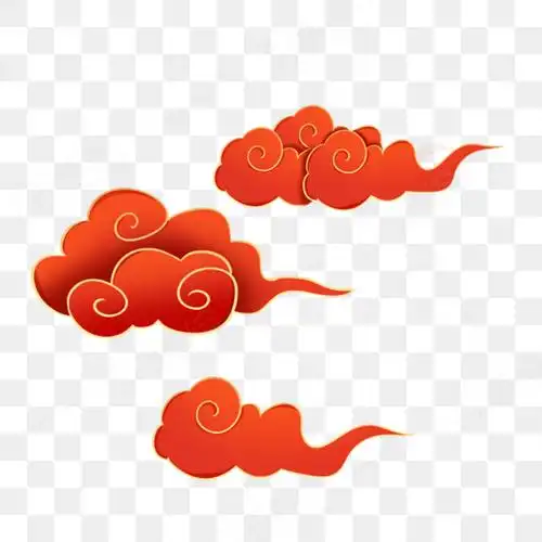 手绘祥云装饰png免扣素材中国风古风传统花纹海报边框图片 - 免抠元素