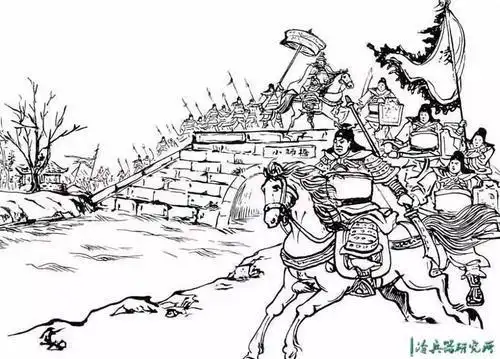 古代打仗的简笔画