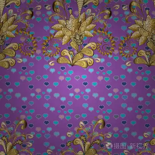 紫色和中性颜色的图案.