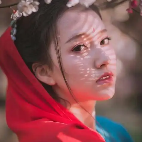 古风女生女头红衣头像意境女神气质风格