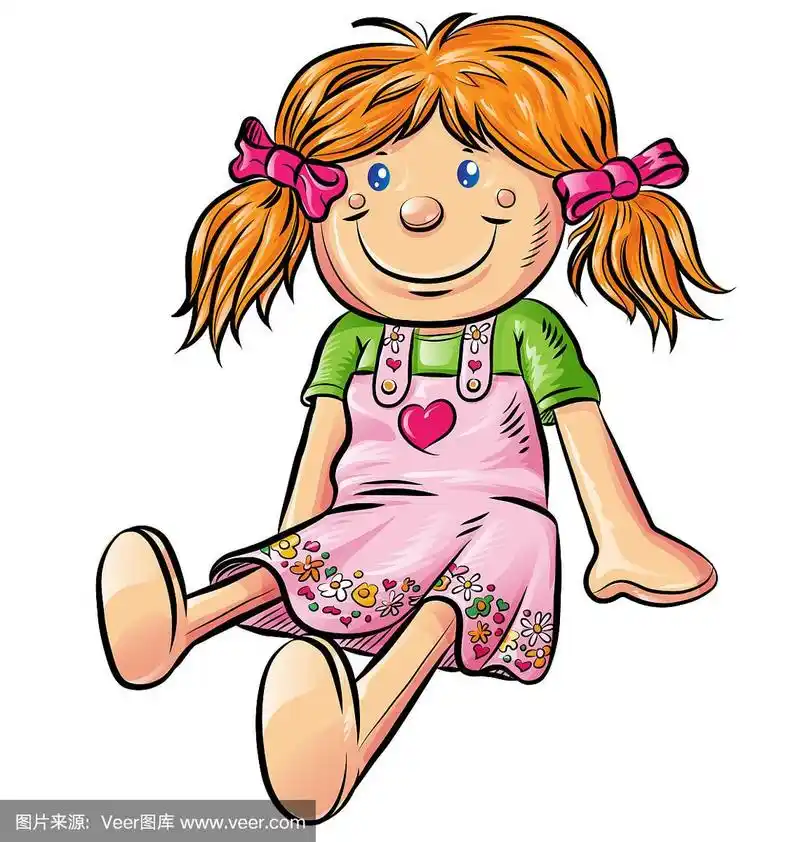 有趣的卡通娃娃