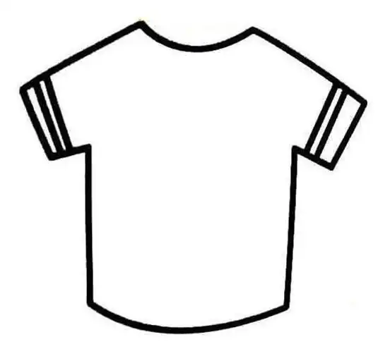 字母t恤简笔画女