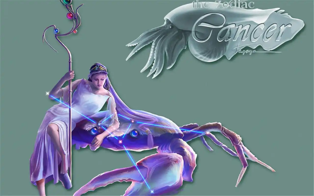 个性简约创意十二星座唯美卡通桌面壁纸第一辑