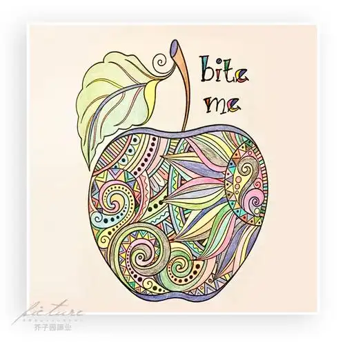 装饰画工笔苹果简约现代餐厅酒店宾馆客厅油画画布现代装饰画