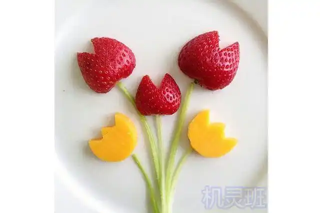 美食劳动课:适合儿童做的简单好看有创意水果拼盘(图文)9