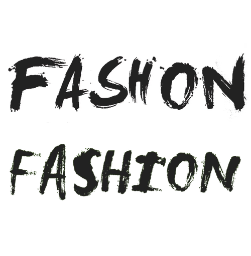 时尚fashion笔刷字体