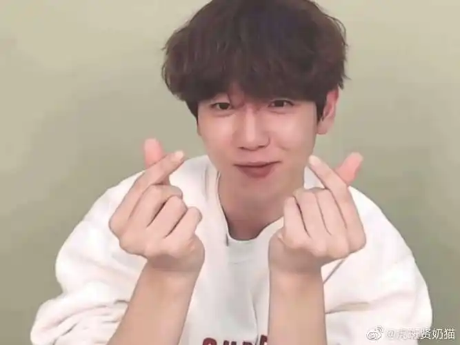 伯贤的花式比心.