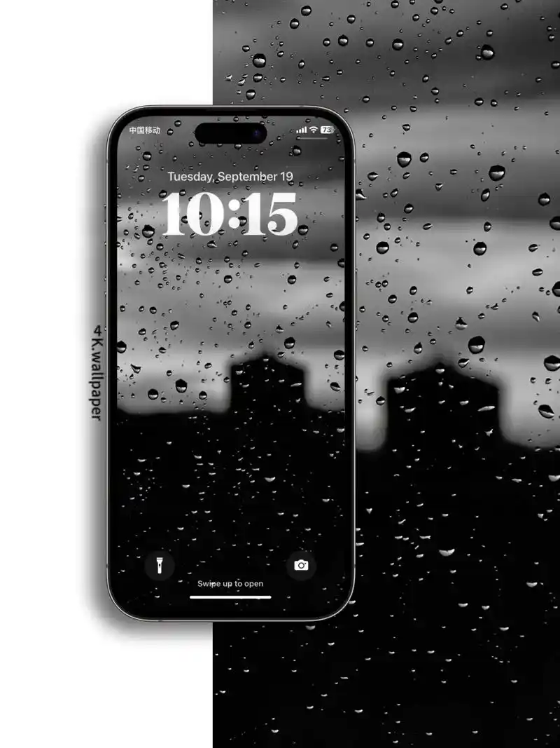 精选超清4k wallpaper |雨滴壁纸 #iphone - 抖音