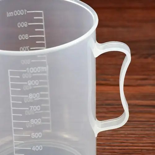 250 500 1000 5000ml毫升塑料量杯量筒烧杯带刻度容量瓶量杯计量