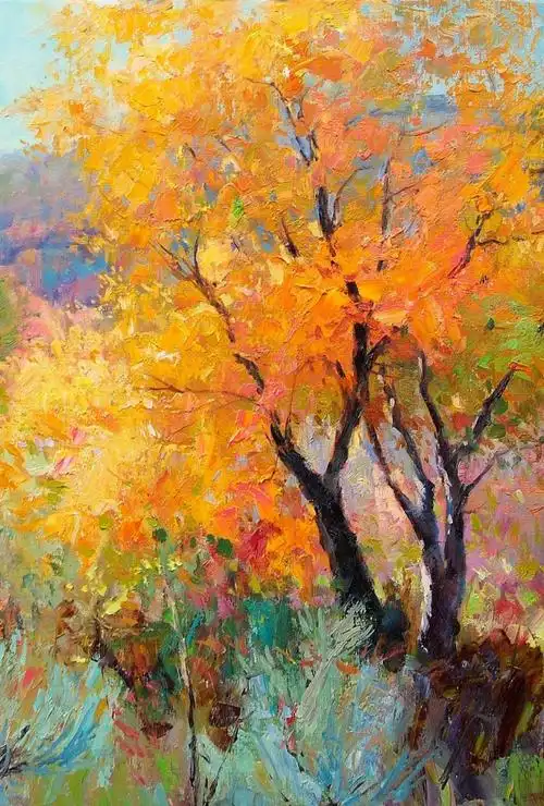 醉人的色彩,赏心悦目的风景油画 - 元艺考