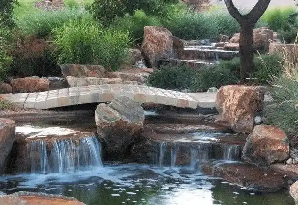 庭院风水池(客家风水池)