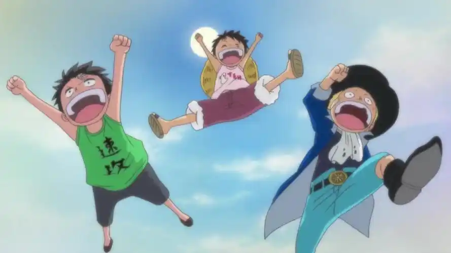 海贼王艾斯,路飞,萨博三兄弟