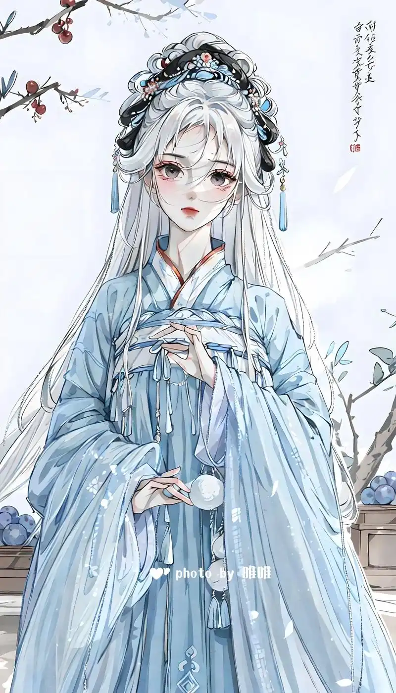 我见青山多妩媚,料青山见我应如是#古风头像 #古风 #ai绘 - 抖音